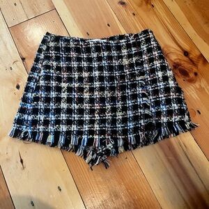 Zara mini tweed skort